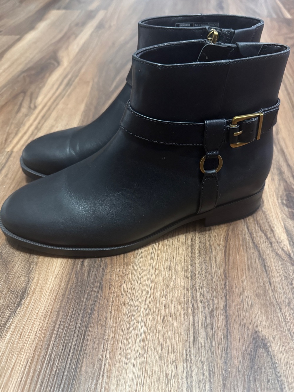 Vionic Rhiannon Black Leather Women's Ankle Boot Sz. 9.5 - Picture 5 of 12